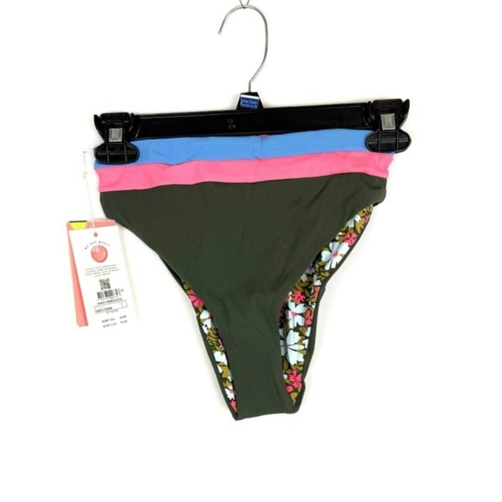 Maaji Women’s Green High Rise Bikini Bottom Size S